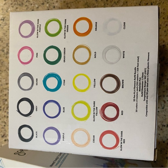 Blue 3D Pen with Filament Refill Bundle - Picture 4 of 6